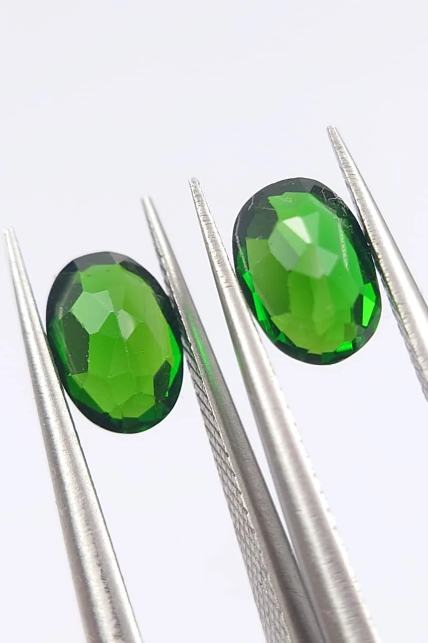 1.94ct Natural Green Chrome Diopside Oval Cut Loose Gemstone From Pakistan — view 4